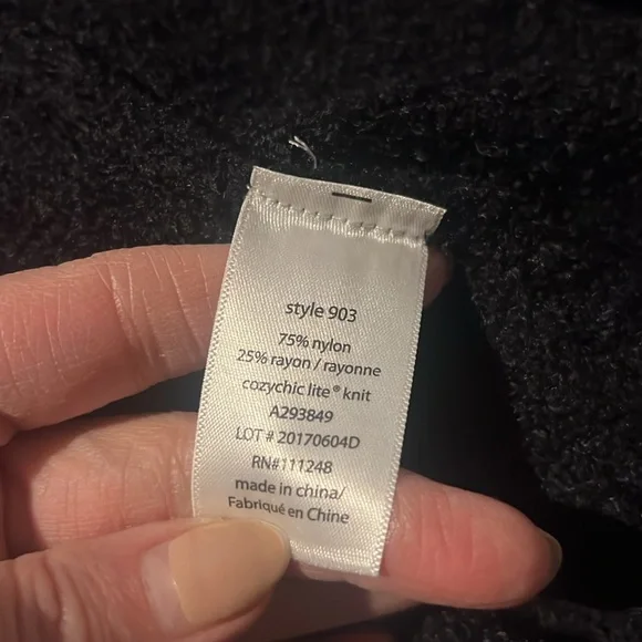 Barefoot Dreams Cozy Chic Lite Cardigan Sweater - Picture 3 of 3